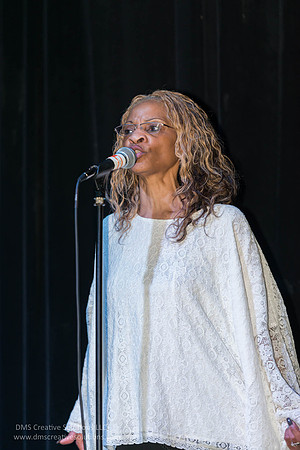 Carolyn Moore speaking regarding the next scene which was a slave auction.