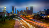 Atlanta Skyline Fog